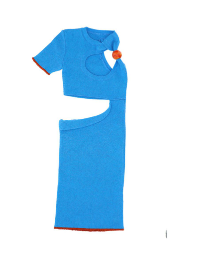 Shop Jacquemus Dresses In Turquoise