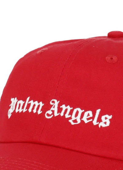 Shop Palm Angels Hats In Red White