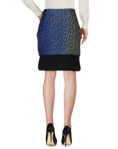 Shop Antonio Berardi Knee Length Skirt In Blue