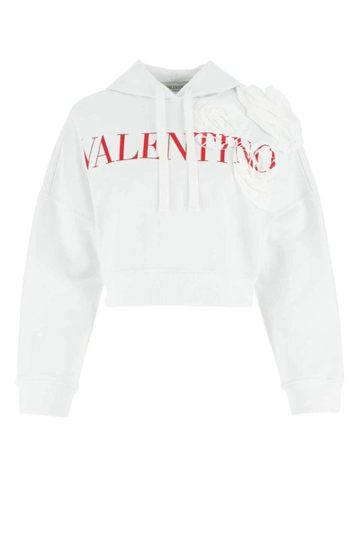 Shop Valentino Garavani Sweatshirts In White