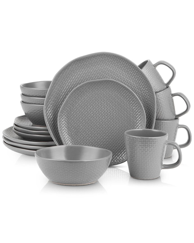 Stone Lain Abigail 32pc Stoneware Dinnerware Set