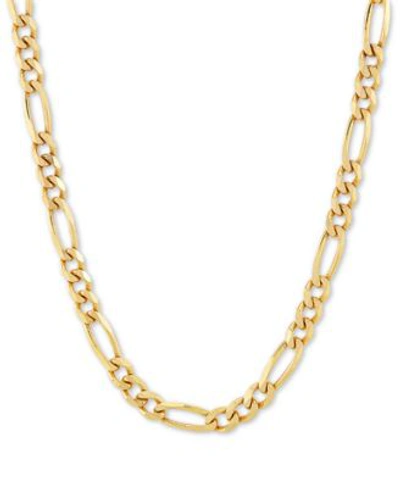 Shop Giani Bernini Figaro Link Chain 4 1 3mm Necklace Collection In 18k Gold Plated Sterling Silver Or Sterling Silver 