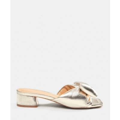 Shop Sofie Schnoor Gold Bow Shoes