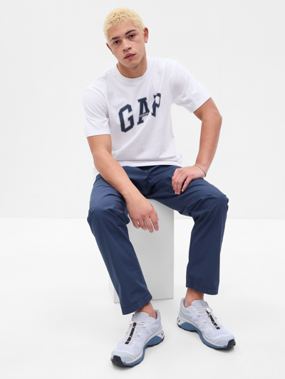 Shop Gap Arch Logo T-shirt In Optic White