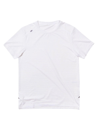 Shop Rhone Men's Swift Short-sleeve Shirt In White