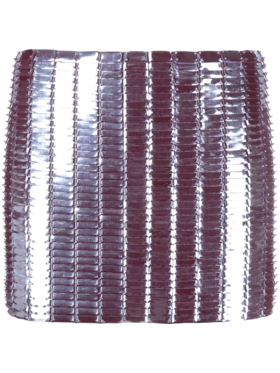 RUE 亮片缀饰迷你半身裙