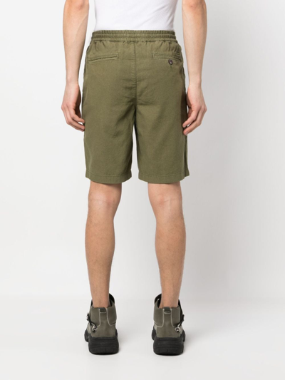Shop Barbour Plain Deck Shorts In Green