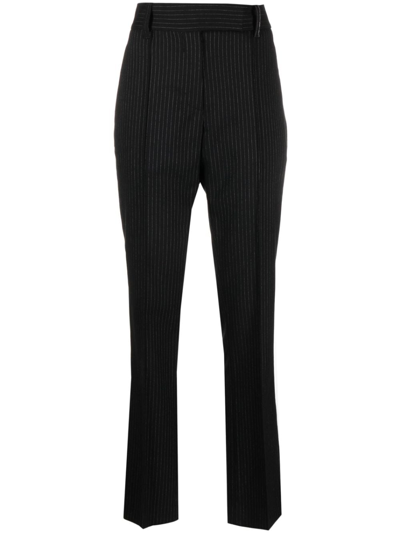 Brunello Cucinelli High-waisted Tailored Trousers In Black