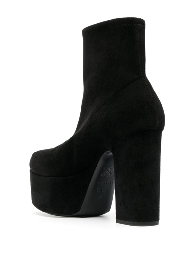 Shop Casadei Isa 110mm Ankle Boots In Black