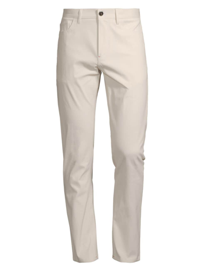 Shop Isaia Men's Stone Five-pocket Trousers