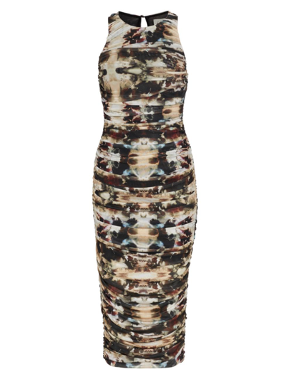Shop Cami Nyc Women's Lissi Rushed Bodycon Dress In Kaleidoscope