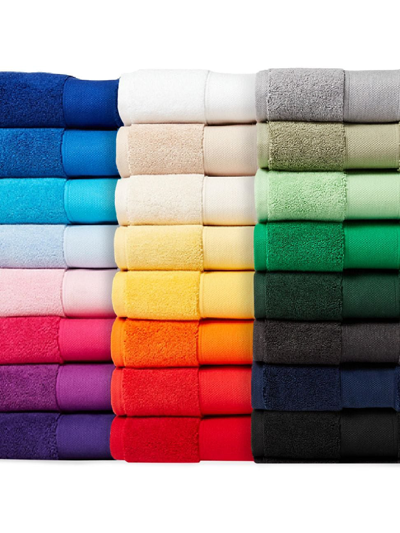 Shop Ralph Lauren Polo Player Cotton Towel Collection In Office Blue