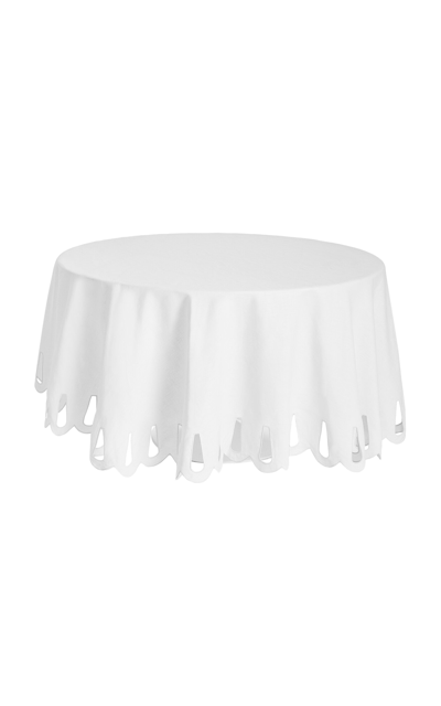 Shop Moda Domus Linen Tablecloth In White