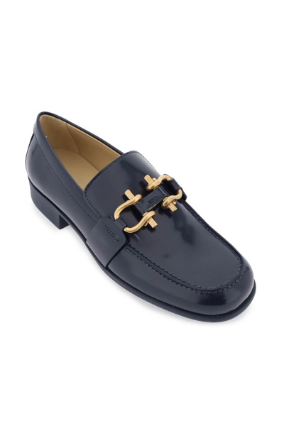 Shop Bottega Veneta 'monsieur' Loafers In Blue