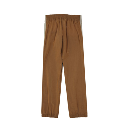 Shop Palm Angels Brown Nylon Pants