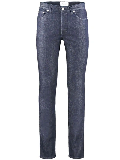Shop Givenchy Cotton Denim Jeans In Blue