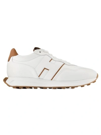 Shop Hogan H601 Sneakers - White - Leather