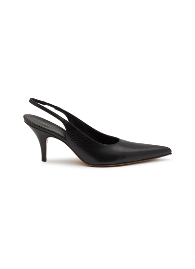 Shop The Row 70 Leather Singback Heels In Black