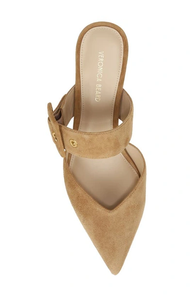 Veronica Beard Linley Pointed Toe Mule In Latte