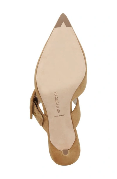 Veronica Beard Linley Pointed Toe Mule In Latte
