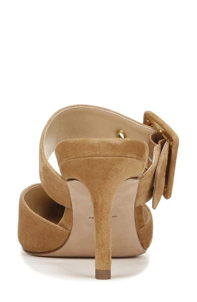 Veronica Beard Linley Pointed Toe Mule In Latte