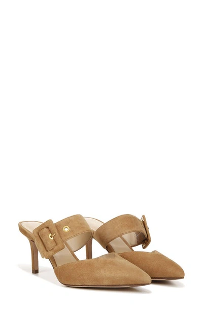 Veronica Beard Linley Pointed Toe Mule In Latte