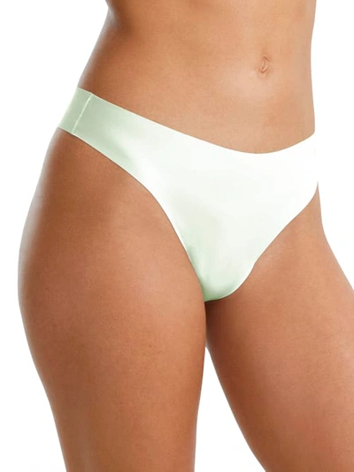 Shop Bare The Easy Everyday No Show Thong In Moonlight Jade
