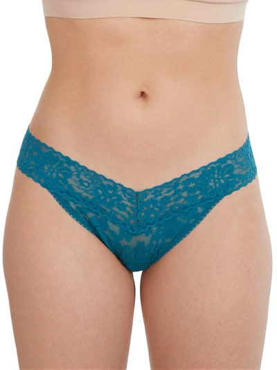 Shop Hanky Panky Daily Lace Original Rise Thong In Earth Dance