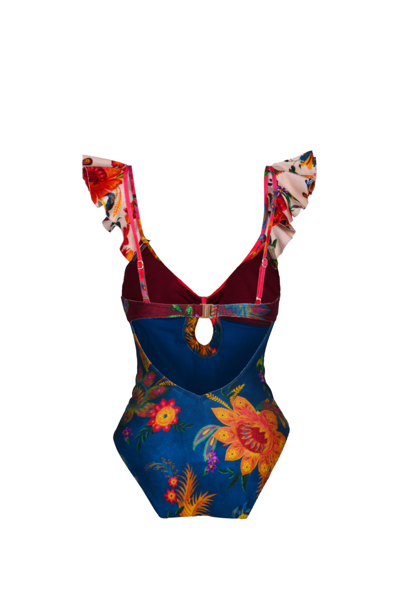 Shop Zimmermann Swimsuit In Multicolor