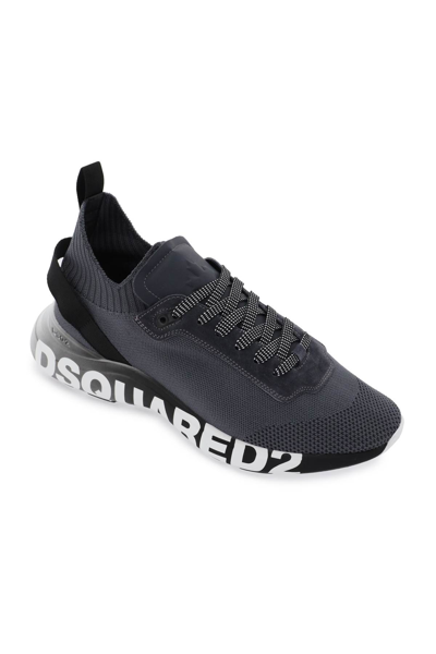 Shop Dsquared2 Fly Sneakers In Grey (grey)
