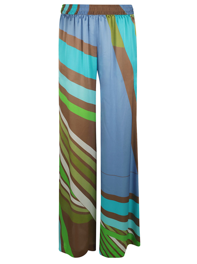 Shop Gianluca Capannolo Straight Printed Trousers In Multicolour