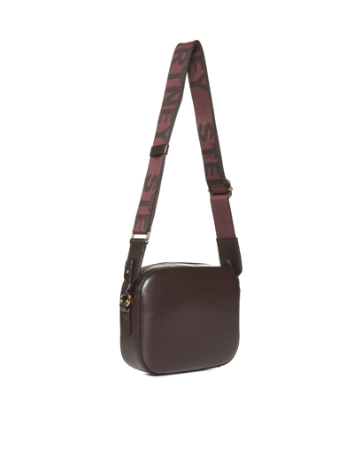 Shop Stella Mccartney Shoulder Bag In Chocolate Brown
