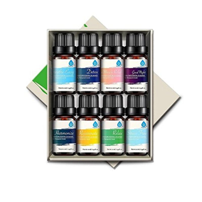 Shop Pursonic 8 Pack Of 100% Pure Essential Aromatherapy Oils