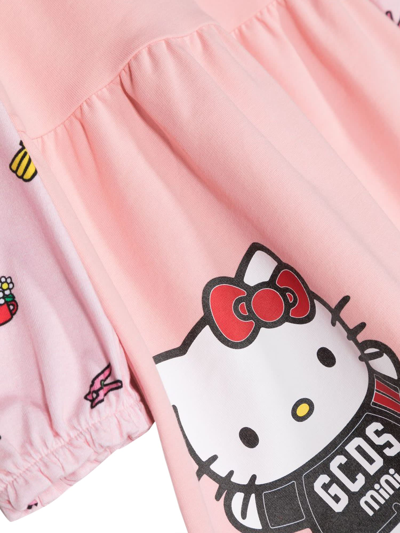 Shop Gcds Hello Kitty Dress In Rosa