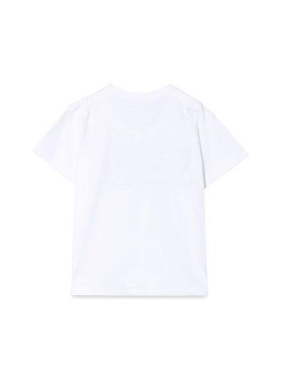 Shop Comme Des Garçons Play T-shirt M/c Logo In Bianco