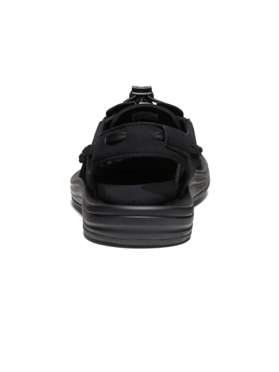 Shop Keen Black Two-cord Construction Sandals In Nero