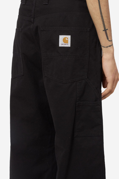 Shop Carhartt Wide Panel Pants In Black
