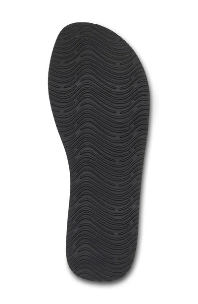 Floopi Sofia Sparkly Flip Flop In Black