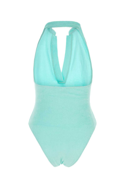 Shop Lisa Marie Fernandez Swimsuits In Light Blue
