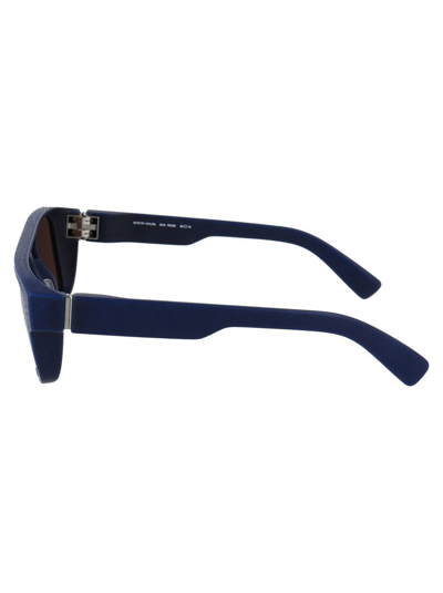 Shop Mykita Sunglasses In 325 Md25 Navy Blue | Brown Solid