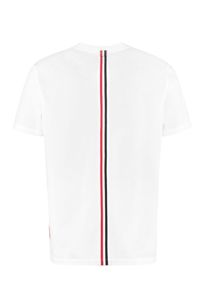 Shop Thom Browne Cotton Piqué T-shirt In White