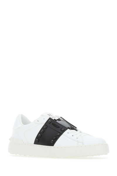 Shop Valentino Garavani Sneakers In White