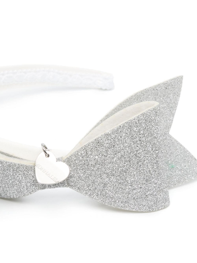 Monnalisa Bow-detail Headband In White
