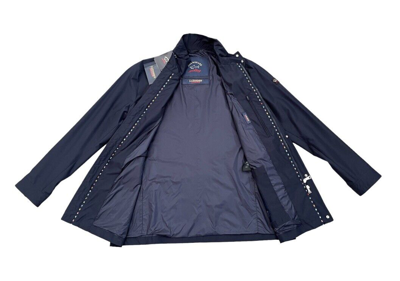 Pre-owned Paul & Shark Yachting Typhoon Herren Jacke Mantel Windbreaker Navy Blau Neu