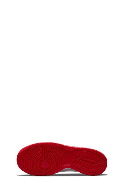 Nike 'dunk Low' Sneaker In University Red/ White/ Orange
