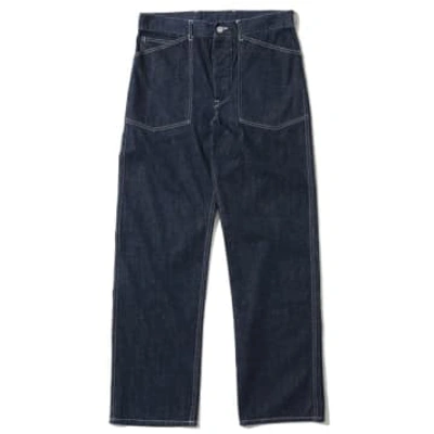 Shop Buzz Rickson's 1937 Model Working Trousers In Blue
