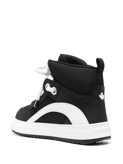 Shop Dsquared2 Boogie High-top Sneakers In Black