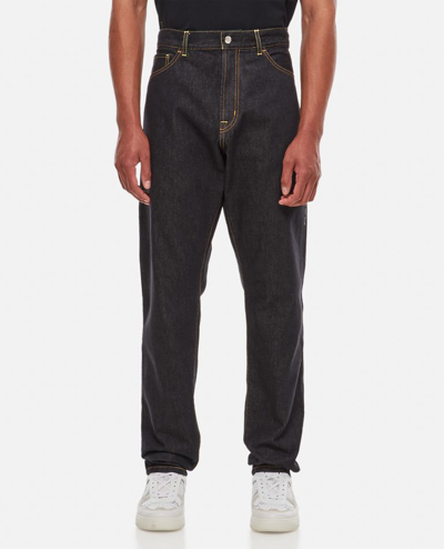 Shop Moncler Genius Loose Fit Jeans Moncler X Frgmt In Blue