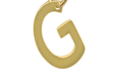 Shop Adornia Imitation Pearl & Paperclip Chain Initial Pendant Necklace In White-g