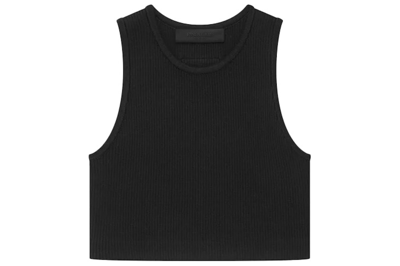 Pre-owned Fear Of God Women's Essentials Sports Tank Black